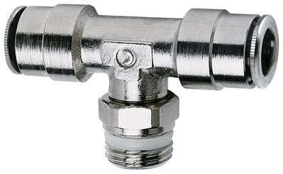 12mm OD x 1/4"BSP SWIVEL BRANCH TEE - S6430 12 1/4